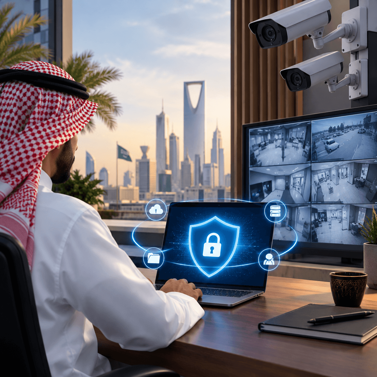 عين ساهرة على منشأتك، ٢٤ ساعة