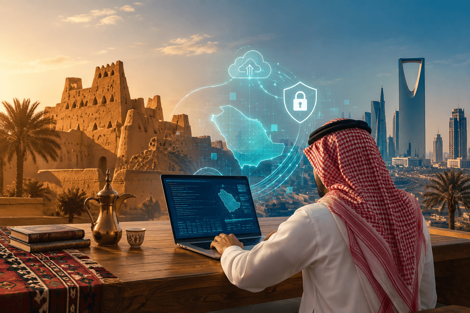 أمن سيبراني وهوية رقمية سعودية